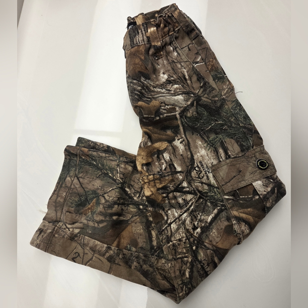 Realtree Camouflage Kids Cargo Pants
